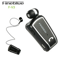 Fineblue F-V3 Retractable Wireless Bluetooth Earphone Clip-On Earbud - £27.69 GBP