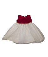 Toddler Girls BLUEBERi Boulevard Holiday Dress Size 3T Christmas Red/ Gold  - $15.35