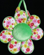 Gund Kids Purse Pocketbook Girls Baby Flower Power Handbag Floral NEW Tag - $5.94