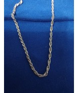 925 Sterling Silver 24-in 2 Mm Wide Rope Chain Necklace Free Shipping - $625.77 MXN