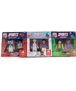 Three (3) ~ Block Tech Figure Boxes ~ 2-Football ~ 2-Baseball ~ 2-Soccer... - $284.83 MXN