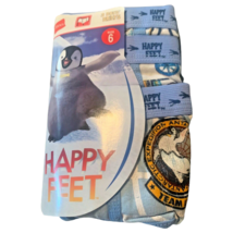 Hanes Happy Feet Boys Briefs Underwear Size 6 (Package of 3) Open Package - £7.64 GBP