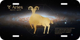 ARIES ZODIAC HOROSCOPE ASTROLOGY NOVELTY METAL LICENSE PLATE 1C - $12.82
