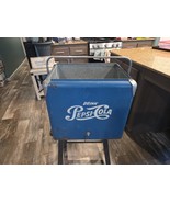 Vintage 1950S Drink Pepsi Cola Blue Metal Portable Picnic Cooler/Ice Box... - $3,651.69 MXN