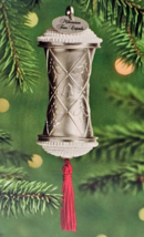 Time Capsule Ornament Hallmark Keepsake Silver Year 2000 Millennium Pape... - $11.87