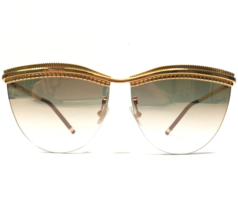 Boucheron Sonnenbrille BC0028S 002 Gold Rund Rahmen mit Gold Verspiegelt... - £148.55 GBP