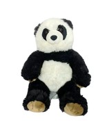Build A Bear Black White Panda Bear Plush BAB Stuffed Animal Retired 15&quot; - $41.63 CAD