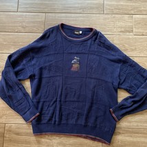 Vintage Neiman Marcus Blue Golf Pull Over Sweater Polo Shirt Men&#39;s XL USA - $35.00