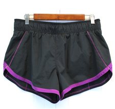 Lululemon Womens 6 Shorts Fold Over Waistband Running Activewear Black P... - £30.02 GBP