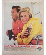 PEPSI Cola ~ Vintage ~ 1963 ~ Classic ~ Life Magazine Advertising ~ 10.2... - £17.88 GBP