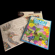 Lot of 3 Coloring Books For Adults - £8.26 GBP