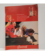 Vintage 1981 Smirnoff Vodka Alcohol Magazine Ad Bar Party Man Cave - $13.49 CAD