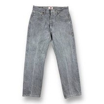Levis Original 501 XX 0631 Gray Button Fly Straight Denim Jeans Men’s 30... - £23.34 GBP