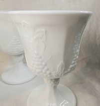Indiana Glass Colony Harvest Milk Glass Water Goblet 5.25&quot; Replacement - £10.98 GBP
