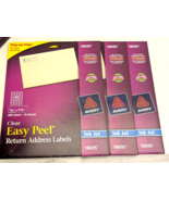 Lot of 3 Avery Printable Return Address Labels 2/3&quot; x 1-3/4&quot;, Clear, 600... - $72.78 CAD