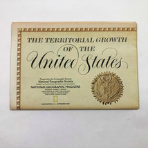 Vintage National Geographic Map The Territorial Growth of the United Sta... - $5.93