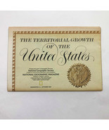 Vintage National Geographic Map The Territorial Growth of the United Sta... - $113.11 MXN