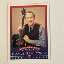 George Hamilton IV Super County Music Trading Card Tenny Cards 1992 - £1.57 GBP