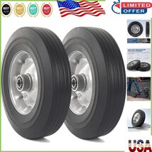 Versatile Flat-Free Solid Rubber Tires - 2-Pack for 10&#39;&#39; Dollies &amp; Wheel... - $1,105.91 MXN
