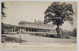 NY The RYE BEACH INN, Rye Beach New York 1907 Postcard Q17 - $9.95