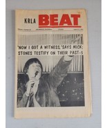 KRLA BEAT NEWSPAPER VOL 1 No 23 August 21, 1965-I Got A Witness Says Mick  - $26.46 CAD