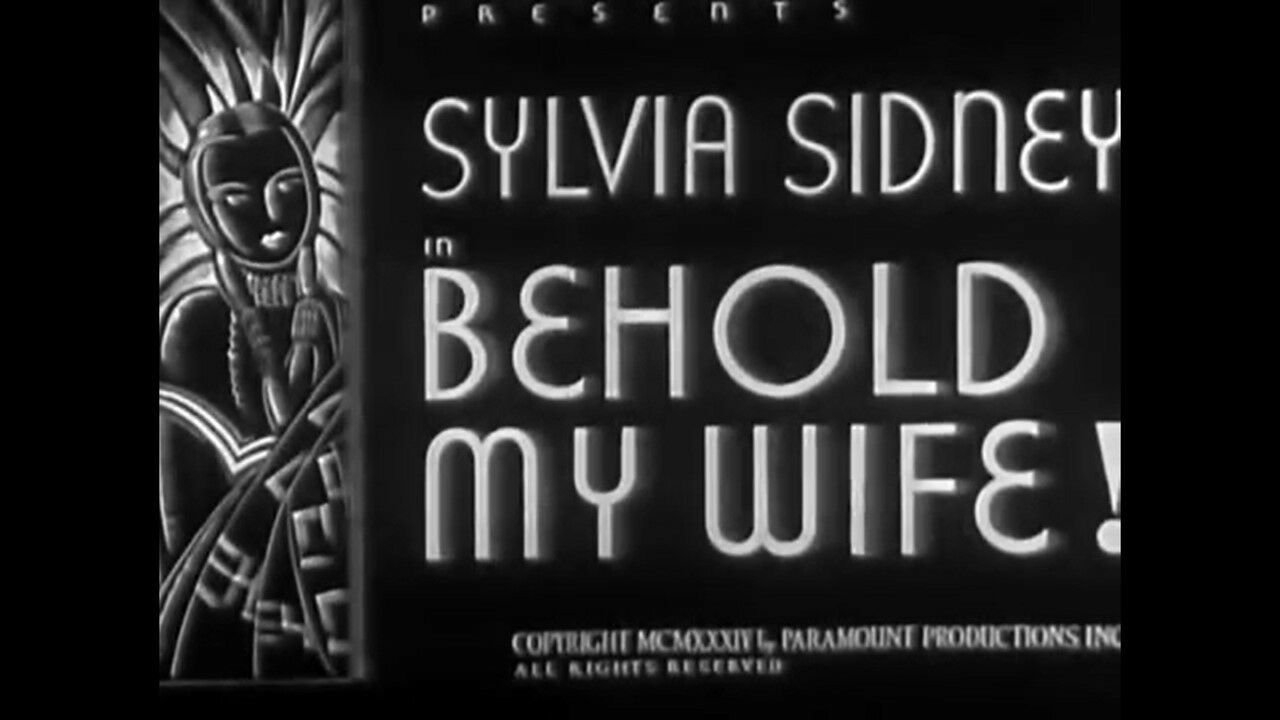 BEHOLD MY WIFE 1934 a - $6.00