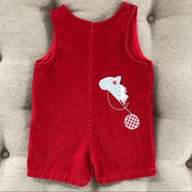 Vintage Hobby Horse Corduroy Romper 12mo - $20.70