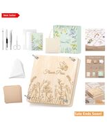 Large Wooden Flower Press Kit for DIY Floral Art in Natural Wood
