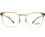 Ray-Ban Eyeglasses Frames RB6386 2500 Gold Square Full Rim 53-18-140 - £67.29 GBP