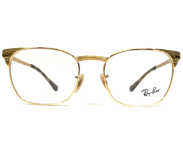 Ray-Ban Eyeglasses Frames RB6386 2500 Gold Square Full Rim 53-18-140 - $83.68