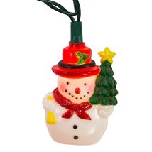 Kurt Adler UL 10-Light Snowman with Tree Light Set - $29.68