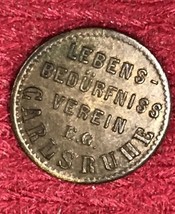 OLD GERMAN MARK COIN Lebens Bedürfniss Verein Lifes Needs LEBENSBEDARF C... - $217.80