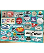 30+ - DIFFERENT &amp; AUTHENTIC - SPORT FISHING DECALS LOT - OFFSHORE VINYL ... - $469.48 MXN