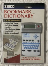 Zeico Bookmark 50,000 Word Dictionary Electronic Alarm Schedule Calculator 90012 - $27.58