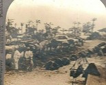 WW1 Dardanelles Expedition Campaign African Camp Vintage 1915 Stereoview... - $14.22