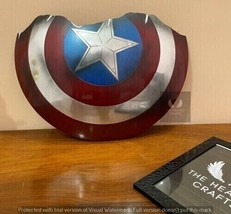 Captain America Broken Shield Marvel Legends 22 Avengers Shield Cosplay Shield - £64.99 GBP