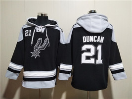 Men&#39;s San Antonio Spurs #21 Tim Duncan Black Ageless Must-Have Lace-Up P... - $1,425.21 MXN