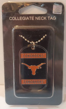 Texas Longhorns Dog Tag Necklace - NCAA - £8.37 GBP