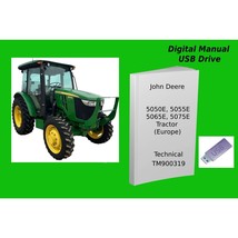 John Deere 5050E 5055E 5065E 5075E Tractors (Europe) Technical Manual Read Desc. - £18.60 GBP