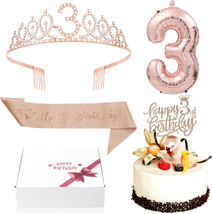 3Th Birthday Decorations Gifts for Gril Including 3Th Crown/Tiara, &quot;Offi... - £13.82 GBP
