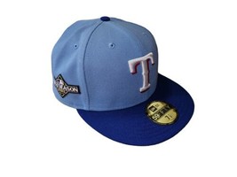 2023 MLB World Series Champions Texas Rangers Fitted Hat New Era 59FIFTY... - £56.04 GBP