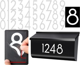 2 inch 30 Pcs Reflective Mailbox Numbers Stickers for Outside, Easy  - $377.86 MXN