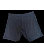 Sonoma Bike Shorts 4X Black Knit Biker Pull On Stretch Womens NEW - $35.69