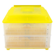 112-Egg Practical Fully Automatic Poultry Incubator Yellow &amp; Transparent(D0102HG - £117.38 GBP