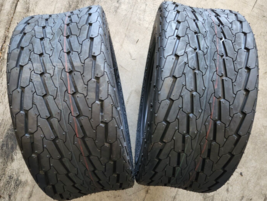 2 - 16.5x6.50-8 6 Ply Deestone D268 Boat Trailer Tires pontoon camper 16.5x6.5-8 - £63.94 GBP