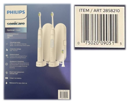 Philips Sonicare #HX6829/72 Optimal Clean Rechargeable Electric Toothbrush 2PK - $39.60