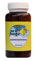 New Body Ashwagandha 100 Vegicaps No Binders, Fillers or Additives - $28.71