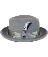 Bruno Capelo Hat Australian Wool Crushable Fedora Giovani UN130 Gft.Gray - $1,658.38 MXN