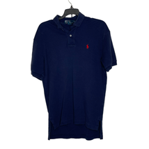 Polo Ralph Lauren Golf Shirt Size Small Blue SS Knit 100% Cotton Mens  - £15.50 GBP