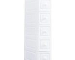 Super Light Weight Slim Plastic Bathroom Storage, Self-Assembling Organi... - $97.84